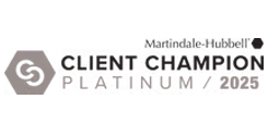 Martindale-Hubbell Client Champion Platinum 2025